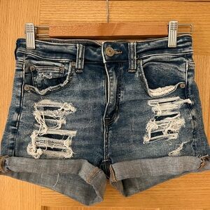 American Eagle Outfitters Ripped Denim Shorts